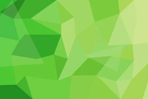 Green abstract geometric background with triangles and polygons 库存插图