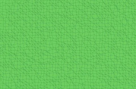 Green abstract geometric network pattern background, organic mesh texture 库存插图