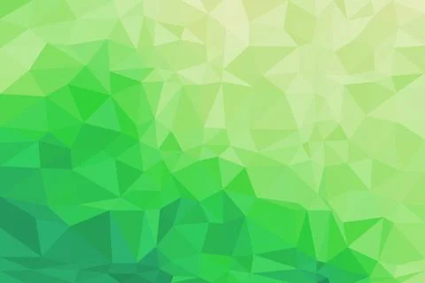 Green abstract geometric pattern with polygons and shades 库存插图