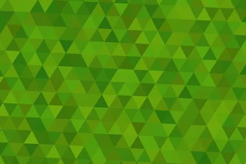 Green abstract geometric pattern with triangles and polygons Illustrazione stock