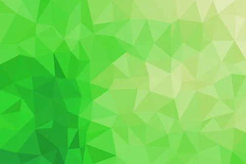 Green abstract geometric pattern with triangles and polygons Stock Illustration