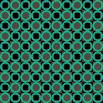 Green abstract geometric seamless pattern Stock Illustration