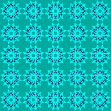 Green abstract geometric seamless pattern Stock Illustration