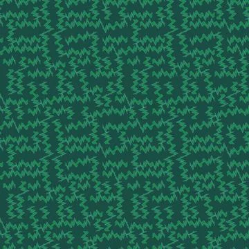 Green abstract geometric seamless vector pattern Stock-Illustration