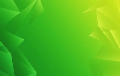 Green Abstract geometric shape background Stock Illustration