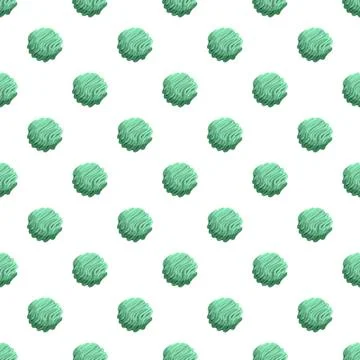 Green abstract germs repeating pattern seamless background 스톡 일러스트
