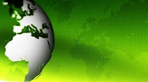 Green abstract Globe Background Stock Footage 52099512