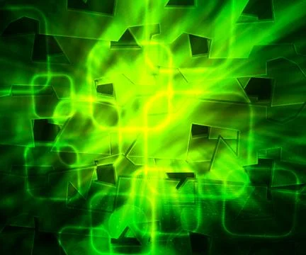 Green abstract glowing texture 스톡 일러스트