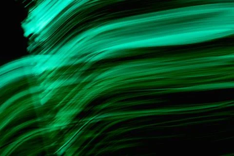 Green Abstract Gradient Background Energy Waves Stock Photos