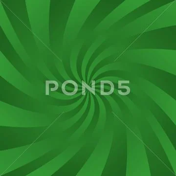 Green Abstract Gradient Swirling Ray Background