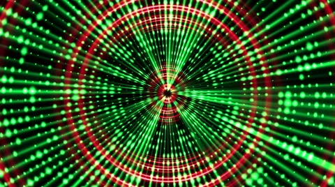 Green abstract loop motion background, red circle Stock Footage 47755791