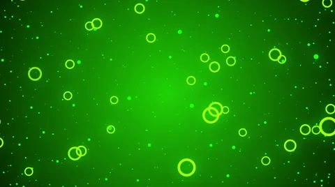 Green abstract loop motion background, particle element Stock Footage 49952408