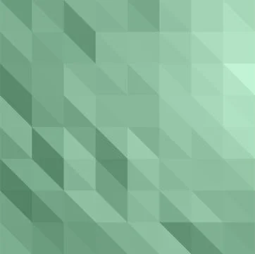 Green abstract low poly triangles background Stock Illustration