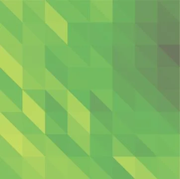 Green abstract low poly triangles background Stock Illustration