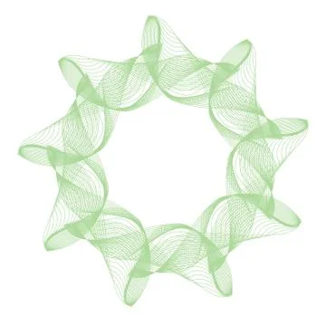 Green abstract mandala Stock-Illustration