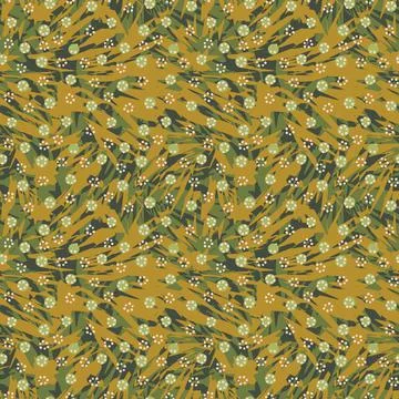 A green abstract meadow seamless vector pattern Stock-Illustration