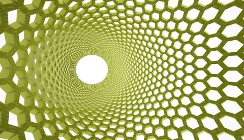 Green abstract mesh background rendered Stock Illustration