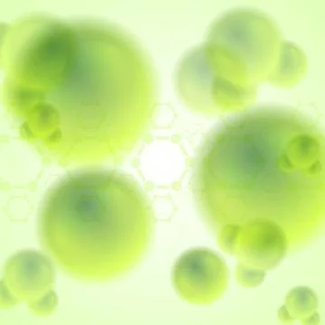 Green abstract molecules vector background Green abstract molecules biolog... Stock Photos