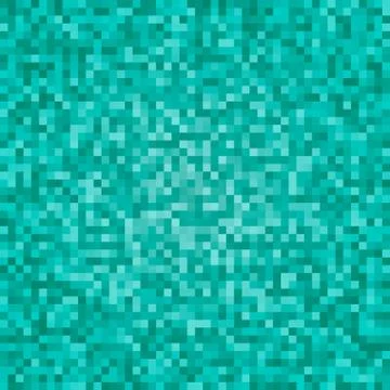 Green abstract mosaic. Virtual concept. Technology background. Design templat Stock Illustration