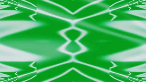 Green Abstract Motion Graphics with Glowing White Symmetrical Lines Vídeo Stock 332392379
