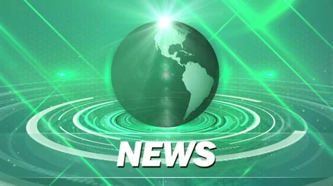 Green abstract for news background Stock Footage 40752681