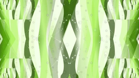 Green Abstract Pattern with Curved Lines. Vídeo Stock 330131153
