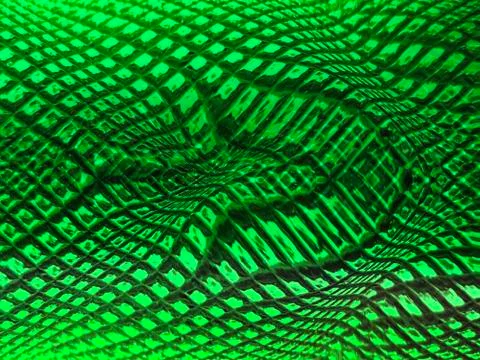 Green abstract patterns. Dynamic waves. Abstract background. 库存插图