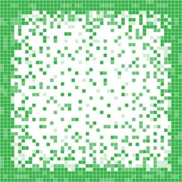 Green abstract pixel background. Pixel art. Stock Illustration