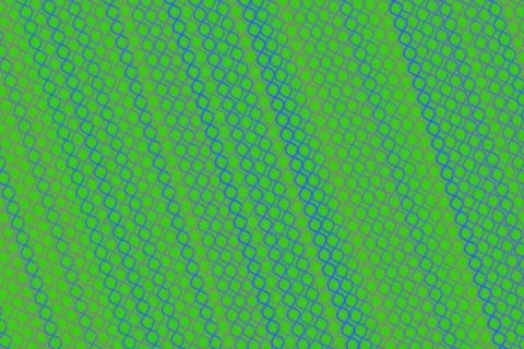 Green abstract pixel pattern with blue lines and textures Foto stock
