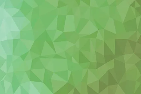 Green abstract polygon background for design and art Stock Illustration