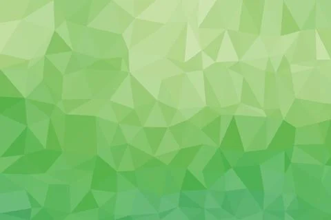 Green abstract polygon background with geometric shapes Stock Illustration