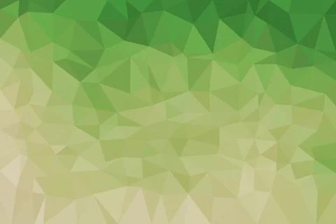 Green abstract polygon background with geometric shapes Stock Illustration