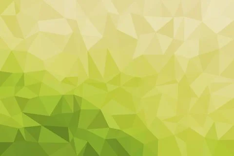 Green abstract polygon background with light and dark shades Stock Illustration