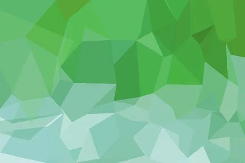 Green abstract polygon shapes pattern background design Stock Photos