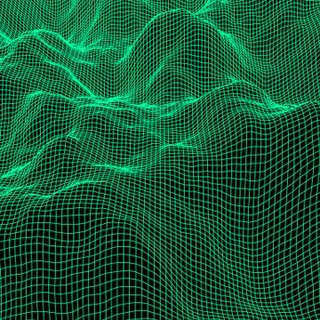 Green Abstract Polygonal Background Stock Illustration