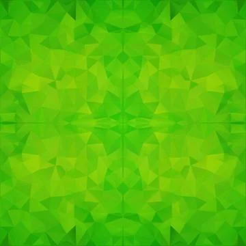 Green abstract polygonal background Illustrazione stock