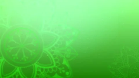 Green Abstract Ramadhan Background with Soft Gradient and Decorative Pattern Video stock 327793569