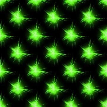 Green abstract seamless plasmatic pattern Stock Illustration