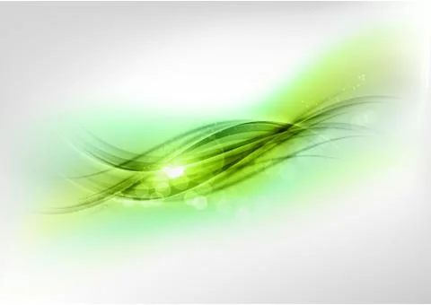 Green abstract shapes Stock Illustration