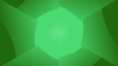 Green Abstract Shapes Rotating Motion Graphics. Stock Footage 329289647