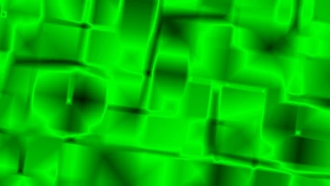 Green Abstract Shimmering Squares Motion Background Loop Stock Footage 85483443