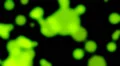 Green Abstract Spark Paint Lava Goo Defocused Slow Motion Background Loop HD Footage
