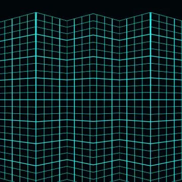 Green abstract sqaure on the dark background Stock Illustration