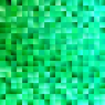 Green abstract square background - vector graphic Illustrazione stock