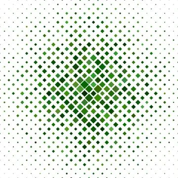 Green abstract square pattern background Stock Illustration