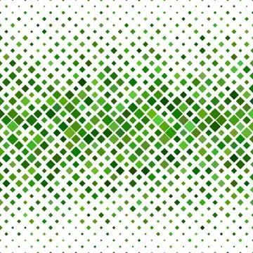 Green abstract square pattern background Stock Illustration