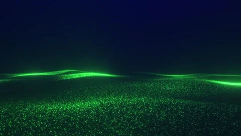 Green Abstract Tech Background Stock Footage 300231897