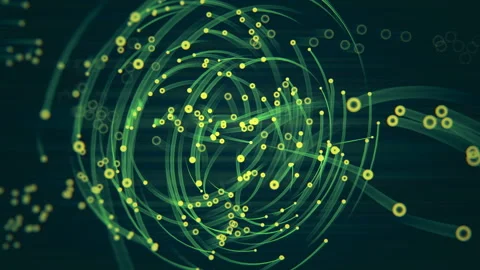 Green Abstract Vortex Stock Footage 105639025