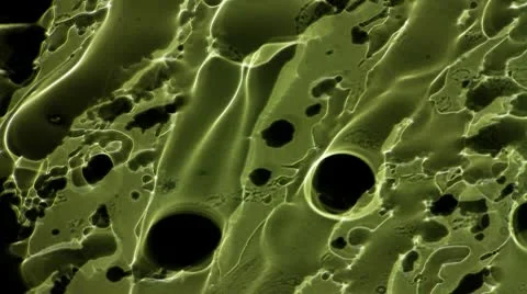 Green Abstract Water Droplets Stock Footage