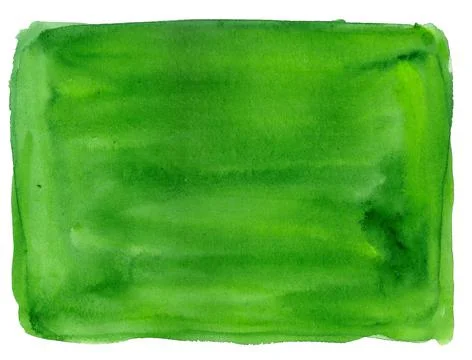 Green abstract watercolor rectangle Stock Illustration